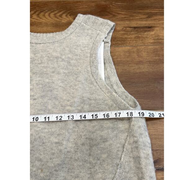 Brochu Walker Aimi Crossback Looker Cashmere Sweater Tank in Gray Size Large - Picture 8 of 8